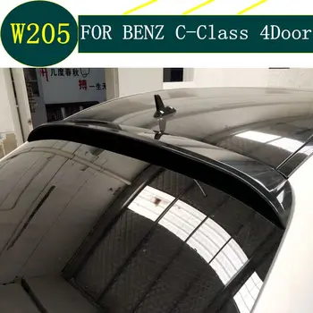 Už galinio lango ir stogo aptakas benz W205 c63 C180 C200 C260 C300 C74 aukštos kokybės spoileriai iki grunto ar dažų spalva juoda