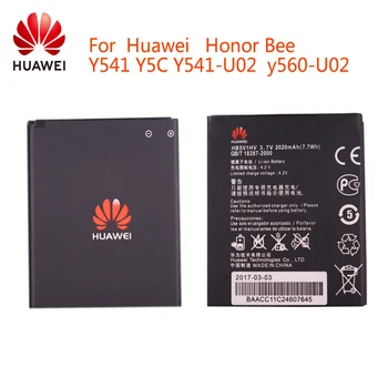 Už huawei Bateriją HB5V1HV HB5V1 2020mAh Už Huawei Honor Bičių Y541 Y5C Y541-U02 y560-U02 4.5 colių Baterijos