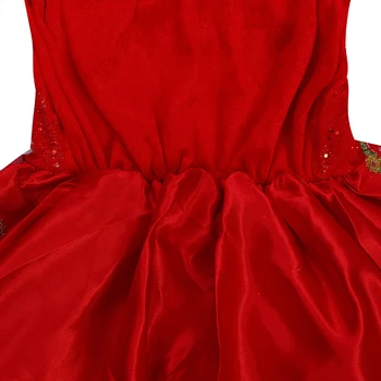 VOGUEON Prabangūs Suknelė Mergaitėms Spausdinti Elena Nuotykių Suknelės Kalėdų Cosplay Princesė Kostiumas Vaikas Birthday Party Dress Up Drabužiai