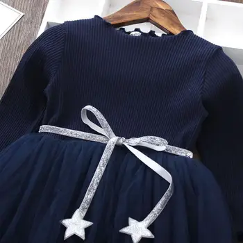 Vaikų Drabužiai 2020 M. Pavasarį Naujas Modelis, Mergina ilgomis Rankovėmis Suknelė Princesė Kūdikių Suknelė
