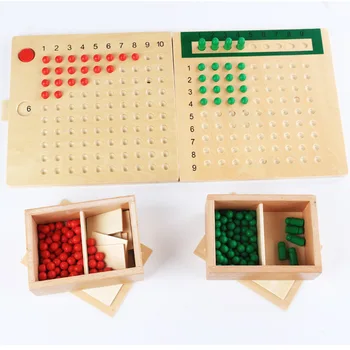 Vaikų Matematikos Mokymo Daugyba Dalyba Mediniai Žaislai Vaikams Numeriais Matematines Operacijas Montessori Ankstyvo Mokymosi Aids