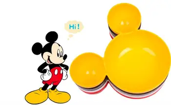 Vaikų Mickey formos didelis galvos dubenį, vaisių plokštė, kūdikių ir cartoon pyragas dubenį plokštė, vaikų stalo