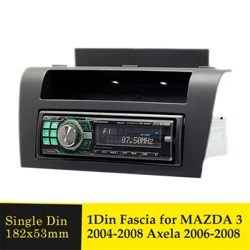 Vieną Din Automobilių fascia MAZDA (3) Axela 2004-2008 Garso Montavimo Adapteris Facia Skydelis Automobilio Stereo Radijo DVD Plokštelės Rėmas Rinkinys