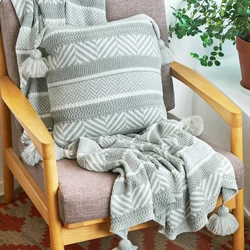 Vilnonių Megztinių Užvalkalas Ins Stiliaus Šiaurės Šiltas, Minkštas Namų Kėdės Sėdynės Pagalvę Padengti Anti-pilling Valentino Dovana