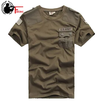 Vyrai T-marškinėliai Atsitiktinis Konfederatų JAV Armijos 101st Airborne Division Medvilnės Marškinėliai Karinis Taktinis Komfortą Vyrų Marškinėlius Tees