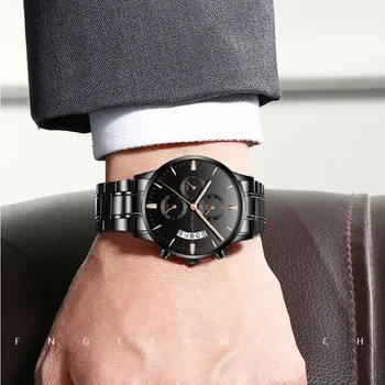 Vyriški Vandeniui Kvarco Žiūrėti Vyrų Riešo Dovana Vyrui Relojes Hombre 2020 Modernos Reloj Deportivo Lujo Regalos Para Hombres
