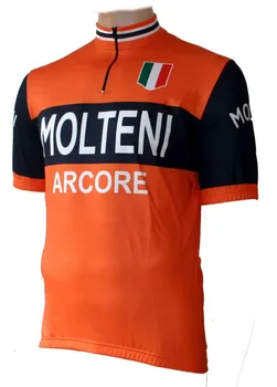 Vyriški retro Molteni dviračių džersis vasarą pro komandos dviračiais drabužių dviračių dėvėti roupas ciclismo maillot Viršūnės