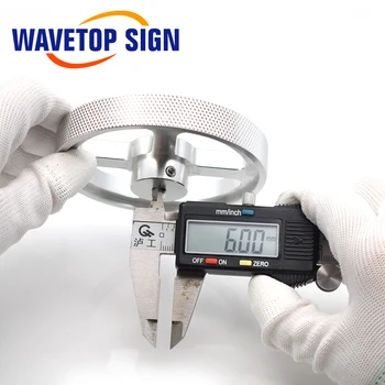 WaveTopSign Metalo Aliuminio lydinio Iškilumo Sinchroninio Encoder Varantys Vidinė Skylė 6mm Apskritimo 200/250/300mm Plotis 15mm