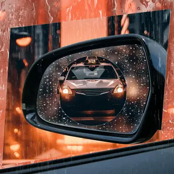 X Autohaux 5vnt Automobilių Stabdžių Lietaus Plėvelė Apsaugos Lipdukas, skirtas galinio vaizdo Veidrodis ir Šoninio Lango Stabdžių Lietaus Aišku, Pusės Veidrodis Filmas