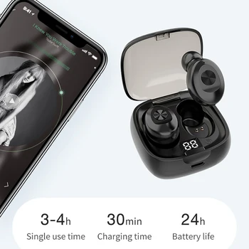 XG8 Skaitmeninis TWS Bluetooth 5.0 Mini ausų IPX5 atsparumas Vandeniui Sporto Ausinės Ausinių Ūkio Belaidė Stereofoninė laisvų Rankų įranga Telefono