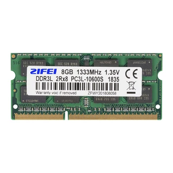 ZIFEI DDR3L 8GB 4GB 1600 1333 MHZ 1.35 V Laptopo sdram taip dimm Atmintis ram
