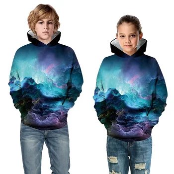 Šeimos Atitikimo Komplektus Visatos Galaxy 3D Armstrongo Vietos Suite Tėvas Kūdikį Mama Sūnus Hoodies Vaikai Palaidinukė T Shirts Kosmoso Rinkiniai