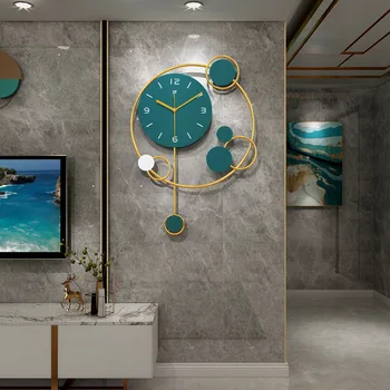 Šiaurės, šviesos, prabangus sieninis laikrodis kambarį modernus minimalistinio laikrodis asmenybės kūrybinį menininko namų puošybai sieninis laikrodis sieninis