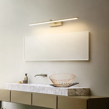 Šiuolaikinių LED Veidrodis, Apšvietimas 0,4 M~1.2 M sienos lempos Vonios kambarys, miegamasis galvūgalio sienelės sconce lampe deco Anti-rūko espelho banheiro