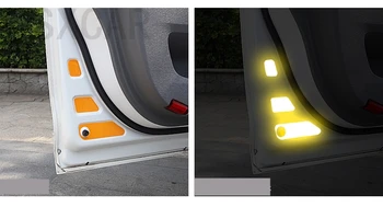 Šviesą atspindinčios Atidaryti Lipdukas Duris Atviras Įspėjimas Saugos Automobilio Stiliaus Automobilių Lipdukas Auto Reikmenys toyota sienna 2011-2018