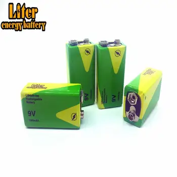 1/2/4x 4.8x2.6x1.7cm Ni-MH Baterija 9V 1200mAh Ilgas Tarnavimo laikas Baterijos Pakeitimas 9 V, 1200mAh, Dūmų Detektoriai Signalizacijos Žaislai baterija