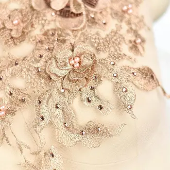 1 gabalas aukso 3D išsiuvinėti gėlių nėrinių appliques, nėrinių liemenė vestuvių suknelė, vestuvių nėrinių aplikacijos, aukštos klasės nėrinių liemenė