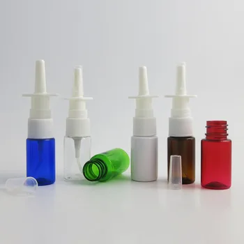 100 x 10ml Lauke Tuščias PET Plastiko Nosies Purškalas Bottle10cc Mini Mielas Rūkas Nosies Plastikiniai, Purkštukai, 100vnt