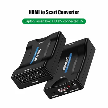 1080P HDMI Į Hdmi Konverteris Smart Box / HD DV / DVD / Laptopa / Kompiuterio Prijunkite HD TV Adapteris Su ES, JAV, JK Galios Įkroviklis