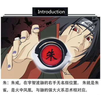 10vnt Anime Naruto Organizacijos Žiedas Uchiha Itachi Žiedo Paslaptis Žiedas Zetsu Payne Uchiha Vietoje Skorpionas Raudonos Smėlio