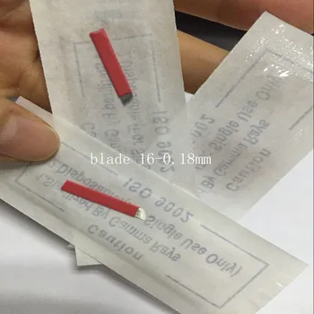 16 smeigtukai 0.18 mm permanentinis Makiažas Vadovas Antakių Tatuiruotė Adatos Ašmenys, Skirti 3D Siuvinėjimo Microblading Tatuiruotė Pen Mašina