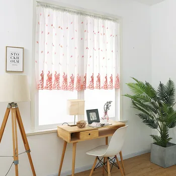 1Panel Povas gėlių tiulio savo užuolaidų svetainė, miegamasis, virtuvė atspalvį lango gydymo, užuolaidos, žaliuzės panel &c