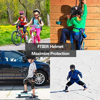 2019 Vaikas jojimo šalmas čiuožimo apsauga, saugos šalmas LED galiniai žibintai vaikų šalmas vaikas balansas automobilių šalmas S 46-53cm