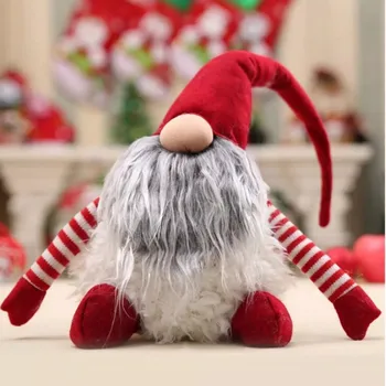 2020 Kalėdinė Dekoracija namuose Santa Claus naujųjų Metų Gnome Rankų darbo švedų tomte nisse Pliušinis Kalėdos Juokinga Pliušinis#8