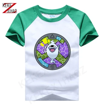 2020 Naujas Mados Bamblys Vaikų Berniukų Vasaros marškinėliai Mergaitėms trumpomis Rankovėmis Marškinėliai ChildrenYo-ka Žiūrėti spausdinti Mielas Viršūnes Tee 2-14 Metų