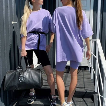 2020 m. pavasario ir vasaros naujų moterų-dviejų dalių kostiumėlį su diržo vientisa spalva namų laisvi sporto mados atsitiktinis kostiumas