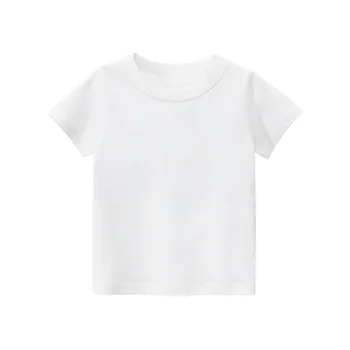 2020 metų Vasaros Vaikų trumpomis Rankovėmis Medvilnės Tshirts Mados Atsitiktinis Berniukas Mergina T-Shirts