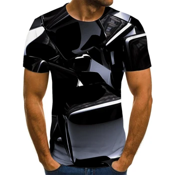 2020 metų vasaros naują žvaigždėtas dangus vyriški T-shirt 3D mados trumparankoviai marškinėliai street apvalios kaklo marškinėliai atsitiktinis marškinėliai vyrams ir moterims
