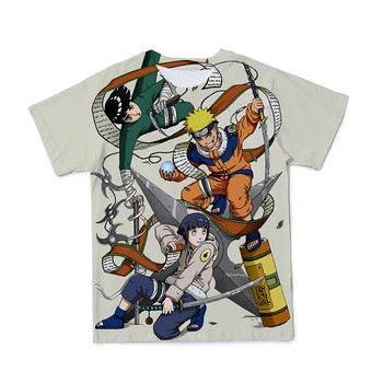 2021 Naujas Vasaros 3 D Marškinėliai Naruto Vyrų Drabužiai Berniukas Vaikas Trumpas Rankovės Kvėpuojantis Mados O-Kaklo Anime Populiarus Pritaikyti 110-6 XL