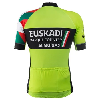 2021 Vyrų Dviračių Drabužių Pro Komandos Euskadi Orange Dviračių Džersis Seilinukai Šortai Kostiumas Ropa Ciclismo Quick Dry Triatlonas Skinsuit