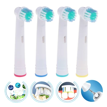 20pcs Pakeitimo Šepetėlių Galvutės Oralinio Elektros dantų šepetėlį Precision Clean Higienos Priežiūros Švarus Elektrinis Dantų šepetukas