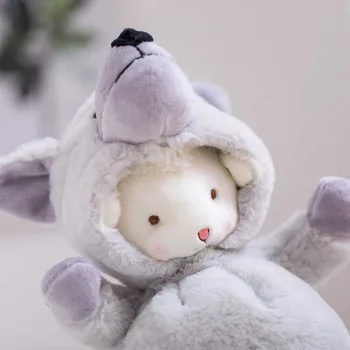 22cm 6 modelius, Animaciją apsirengęs ėriukų lėlės Pliušinis žaislas mielas kūdikis avių boutique vertus lėlių Aukštos kokybės apdailos žaislas babys