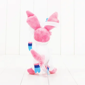 22cm Sylveon mielas gražus pliušinis lėlės žaislas Eevee šeimos narys Karšto Japonų Anime Veiksmų Skaičius, Lėlės Žaislas, minkšti kimštiniai lėlės žaislas