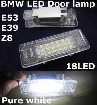 2VNT LED Mandagumo Duris šviesos lempos sveiki, šviesos, BMW E53(X5) E39 Z8 E52 