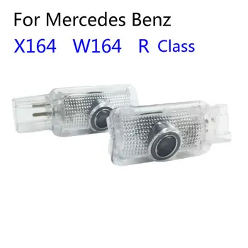 2X LED Automobilio Duris Sveiki atvykę Šviesos Dvasia, šešėlis Projekcija Logotipą, Žibintai Mercedes Benz W251 R Klasės W164 ML, GL X164 R350 R300 ML350