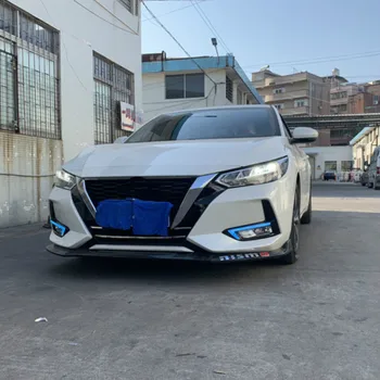 2vnt Skirti Nissan Sentra Sylphy 2019 2020 LED Dienos Veikia Šviesos Automobilių Reikmenys Vandeniui 12V DRL Priešrūkinis Žibintas Apdaila