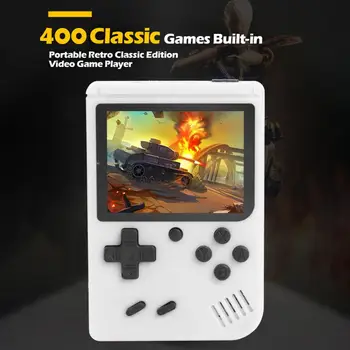 3,0 Colių Nešiojamą Žaidimų Žaidėjas Vaizdo Žaidimų Konsolėje įmontuotas 400 Retro Klasikinis Žaidimas Nešiojamas Kišenėje 8 Bitų Žaidimų Žaidėjas Gamepad
