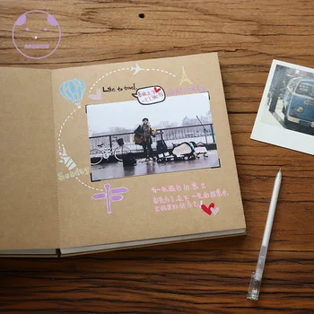 30 Puslapių Akordeonas Plečia Popierinių Nuotraukų Albumų Scarpbook Vestuvių 
