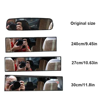 300/270/240mm Automobilio Salono apsaugos nuo akinimo Galinio vaizdo veidrodėlis dideli veidrodžiai Clip-on Plataus Kampo panoraminis veidrodis kūdikių galinio vaizdo veidrodėlis