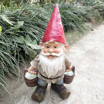 30cm Didelis Dydis Sodo Derva Vyras Gnome Elf Statulėlės Kiemas Nykštukas Skulptūrų Sode Lauko Dekoratyviniai Papuošimai