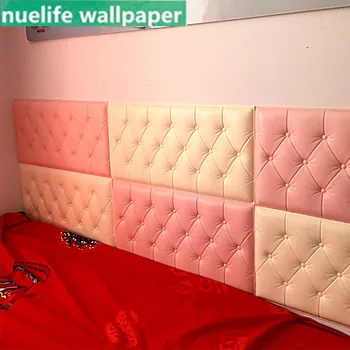 3D sienų lipdukai kūdikio pagalvėlė anti-susidūrimo minkštą, paketą vaikų kambario, miegamojo tatamio sienos aplinkinių putų tapetai vaikams