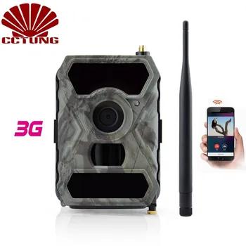 3G Judriojo Takas Kamera su 12MP HD Vaizdo Nuotraukas ir 1080P Vaizdo Įrašymo su Nemokama programa Nuotolinio Valdymo Vandeniui IP54
