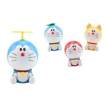 3Pcs/set Animacinių filmų Doraemon Veiksmų Skaičiai Anime Kolekcines, Žaislai Kawaii Doraemon Robotas Katė Modelis Lėlės Vaikams Dovanų Automobilių Apdailos