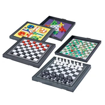 5 Aš Vaikams Suaugusiųjų Stalo Žaidimas Nustatyti Tėvų Vaikų Pramogų Dovanų Plaukioja Šachmatai Magnetiniai Šachmatų Lenta Mini Tradicinis Žaislas, Kelionės