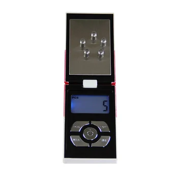 500gx0.1g Mini Pocket Elektroninis Skaitmeninis Masto Deimantų Papuošalai Masto Aukso Cigarečių Dėžutės Dizainas, Sveria Balansas
