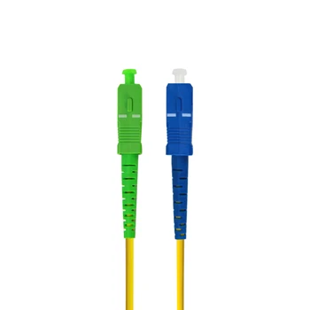 50PCS Jumper SC UPC į PK APC Single-mode optical fiber Optic patch cord 3.0 mm PVC G657A SM FTTH Optinis Kabelis 1/3/5M Fiber Megztinis